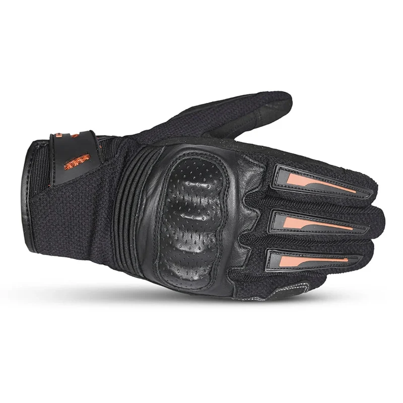 BELA DRIFT GUANTES DE MOTO TEXTIL NEGRO NARANJA