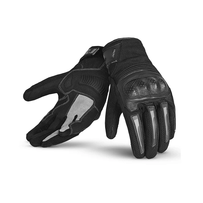 BELA DRIFT GUANTES DE MOTO TEXTIL NEGRO GRIS
