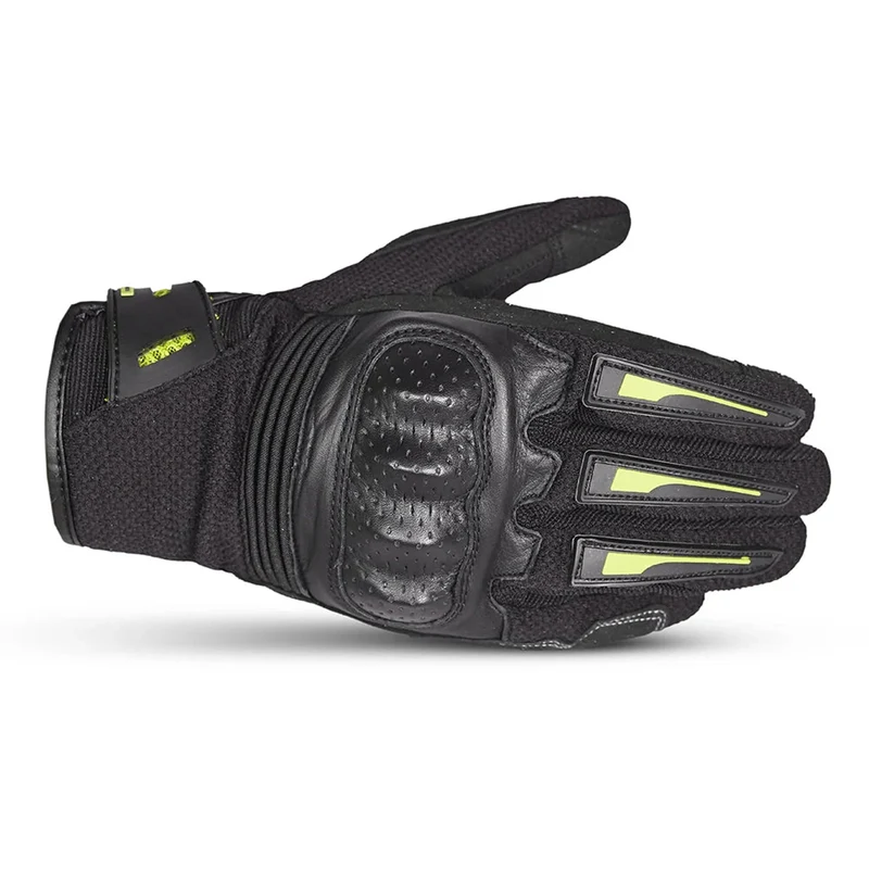 BELA DRIFT GUANTES DE MOTO TEXTIL NEGRO AMARILLO FLUO