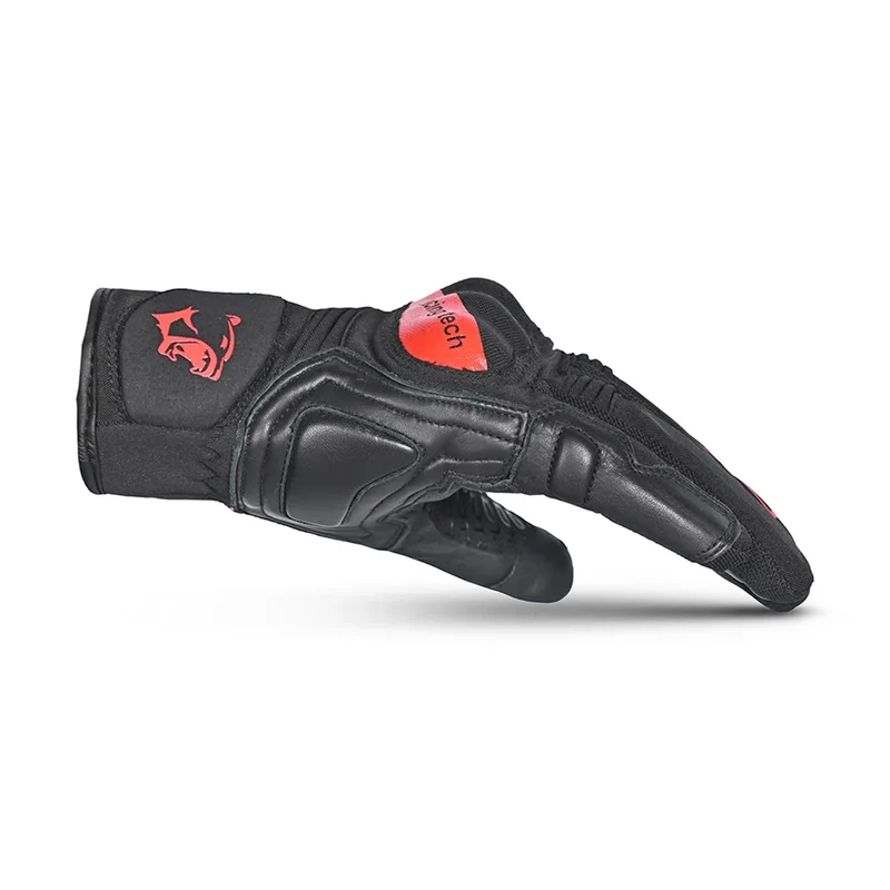 BELA BOOM WINTER WP GUANTES DE MOTO TEXTIL MUJER NEGRO ROJO