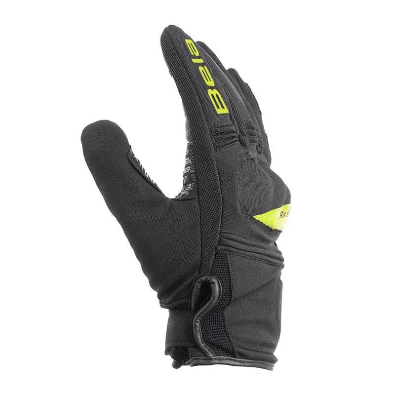 BELA BOOM WINTER WP GUANTES DE MOTO TEXTIL NEGRO AMARILLO FLUO