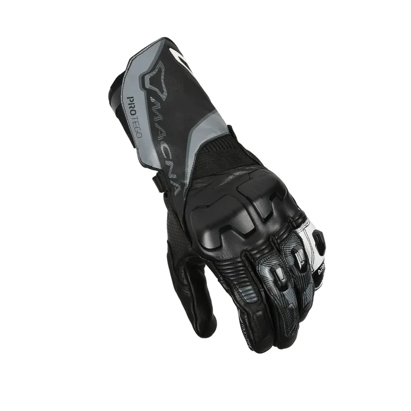 MACNA PROTEGO Hombre Moto Cuero Guantes Negro