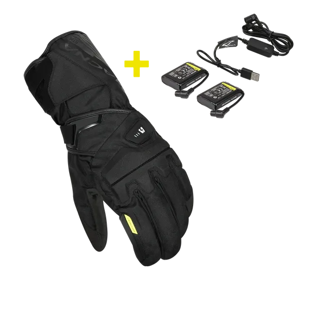 MACNA Foton RTX 2.0 Kit Hombre Calefactables Moto Guantes Negro