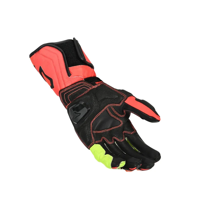 MACNA Powertrack Hombres Moto Guantes Rojo Negro Amarillo