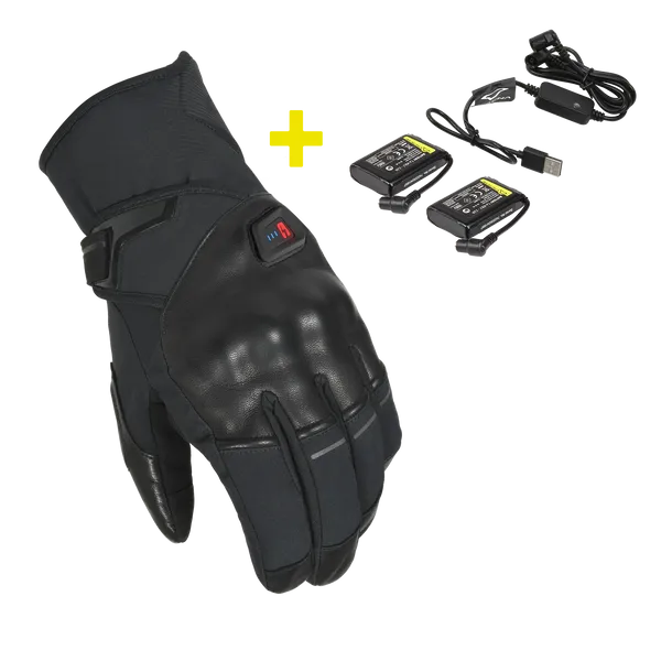 MACNA ERA RTX KIT Calefactables Moto Hombres Guantes Negro