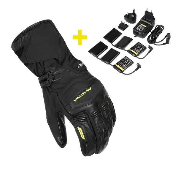 MACNA Azra 12V 3A kit calefactables moto Guantes Negro