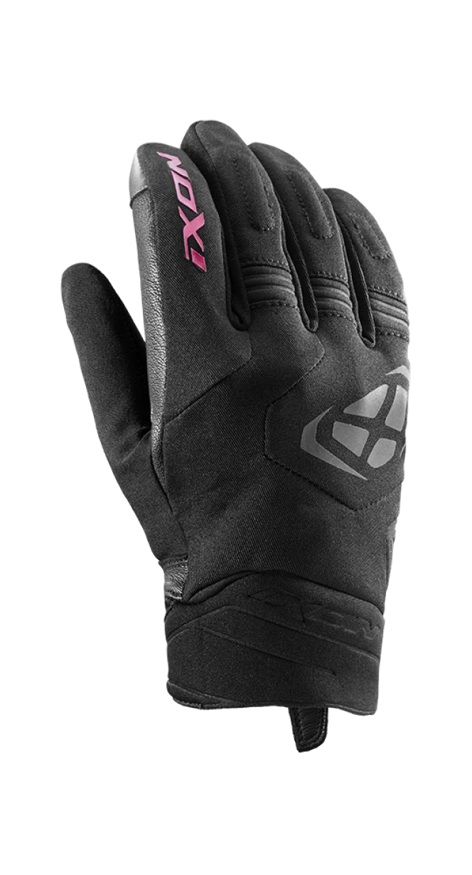 IXON MS MIG 2 WP MUJER GUANTES MOTO NEGRO ROSA