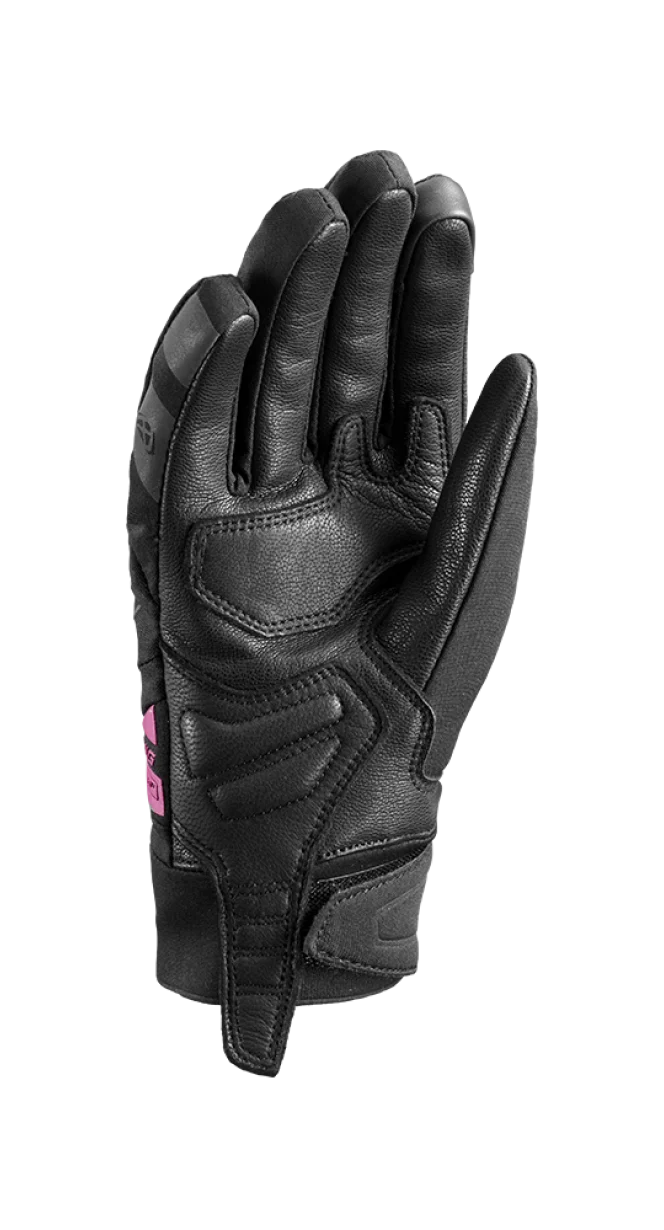 IXON MS MIG 2 WP MUJER GUANTES MOTO NEGRO ROSA