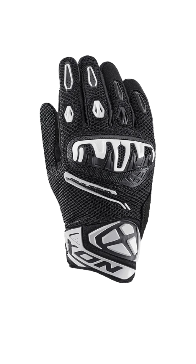 IXON MIRAGE AIRFLOW MUJER GUANTES MOTO NEGRO BLANCO