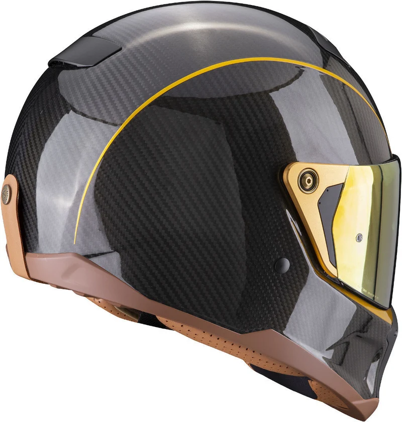 SCORPION EXO-HX1 CARBON SE Integral Casco negro dorado
