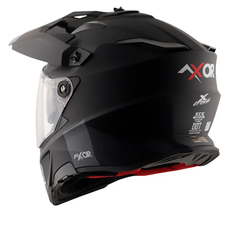 AXOR X-CROSS CASCO DOBLE VISERA DEPORTIVO DUAL MOTOCICLETA NG MATE