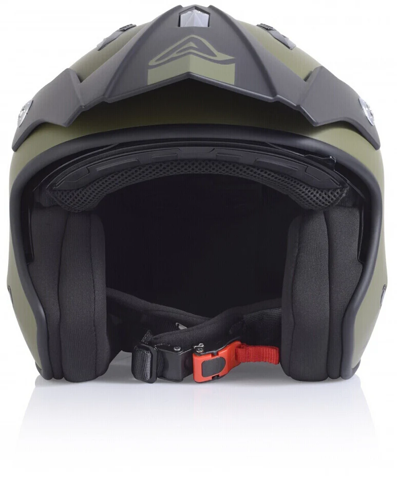ACERBIS JET ARIA 22-06 718 CASCO AVENTURO DE MOTO Military VERDE