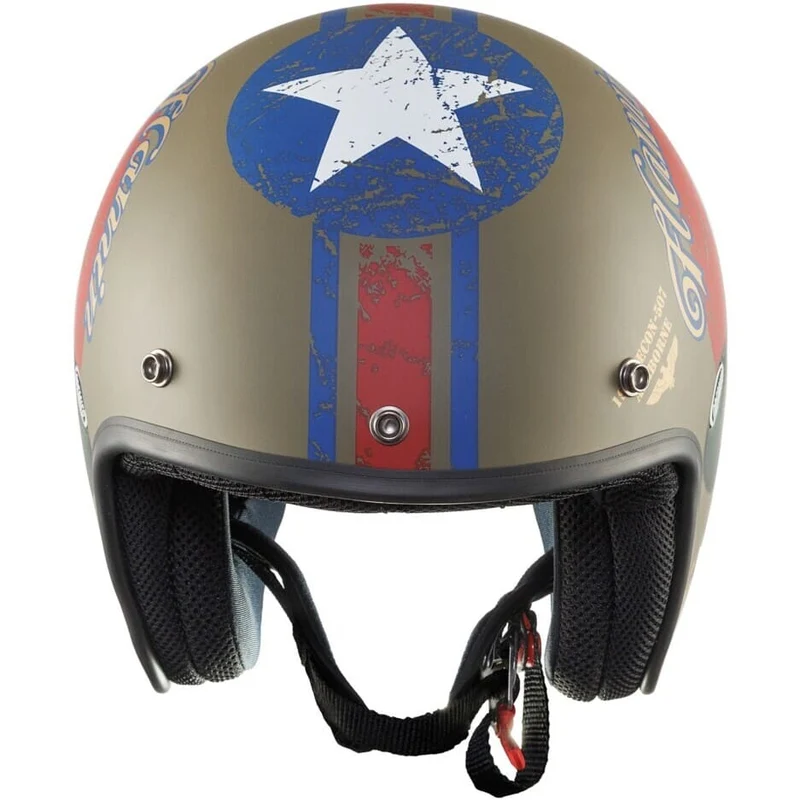 PREMIER CLASSIC PIN UP MILY BM Motocicleta Abierto Casco