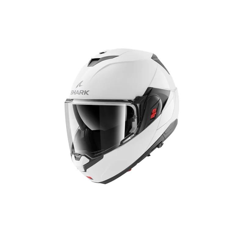 SHARK OXO BLANK MOTOCICLETA ABATIBLE CASCO BLANCO PERLADO