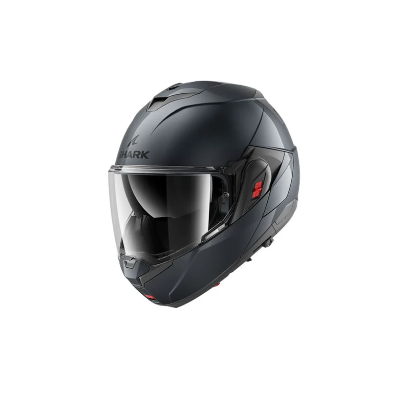 SHARK OXO BLANK FLIP FRONT EN DE MOTOCICLETA CASCO METAL PISTOLA