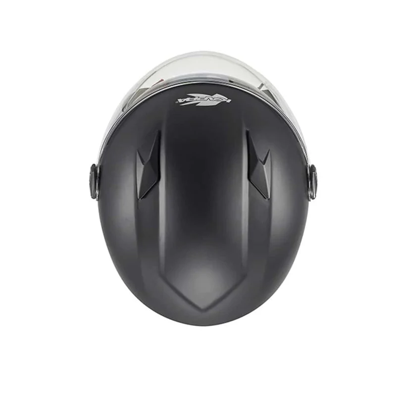 KAPPA KV57B Moto Cara Abierta Casco Negro Mate