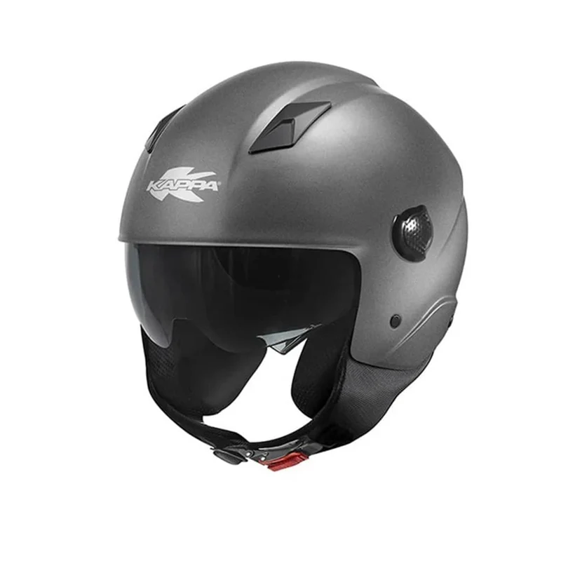 KAPPA KV58B Casco abierto básico para motocicleta Gris Titanio
