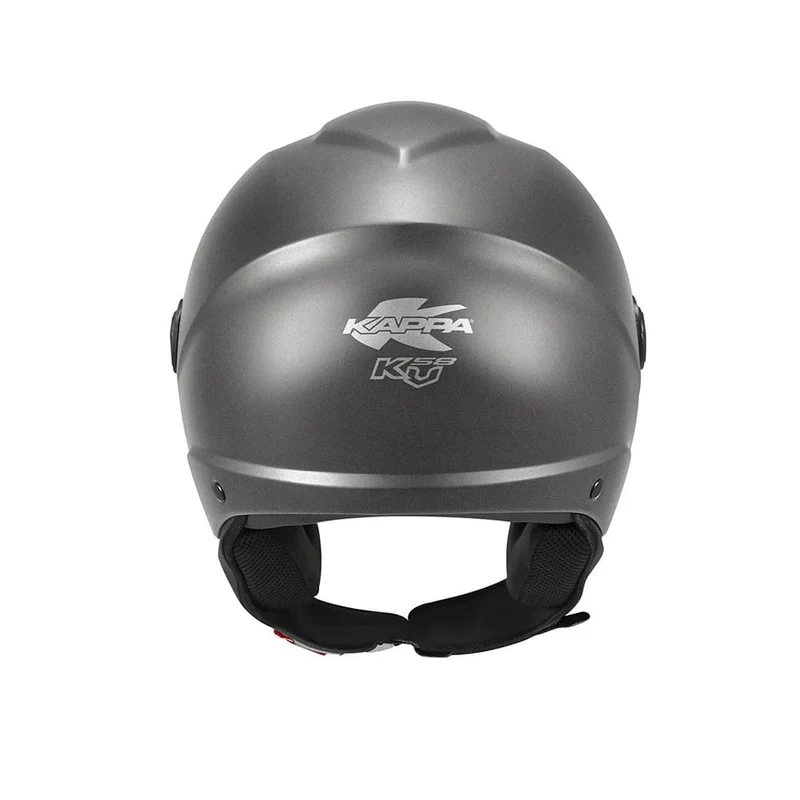 KAPPA KV58B Casco abierto básico para motocicleta Gris Titanio