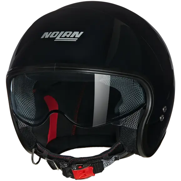 NOLAN N21-06 CLASSICO 301 jet mimi Casco Negro Brillante