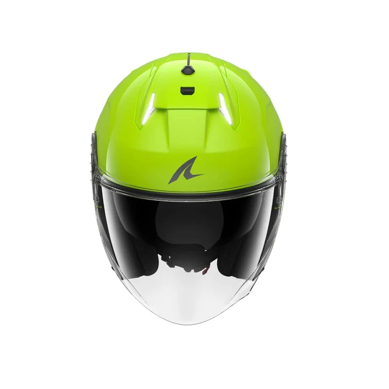 SHARK SKWAL I3 JET BLANK TOXIC CASCO DE MOTO ABIERTO VERDE BRILLANTE