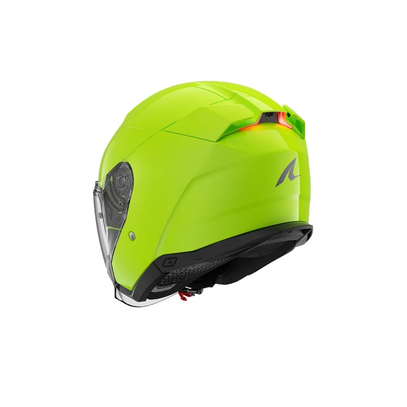 SHARK SKWAL I3 JET BLANK TOXIC CASCO DE MOTO ABIERTO VERDE BRILLANTE