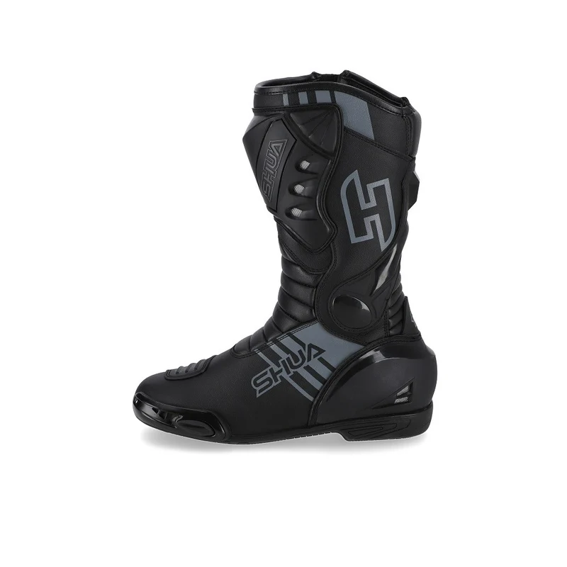 SHUA SUPER TECH BOTAS DE MOTO PIEL NEGRO GIRS