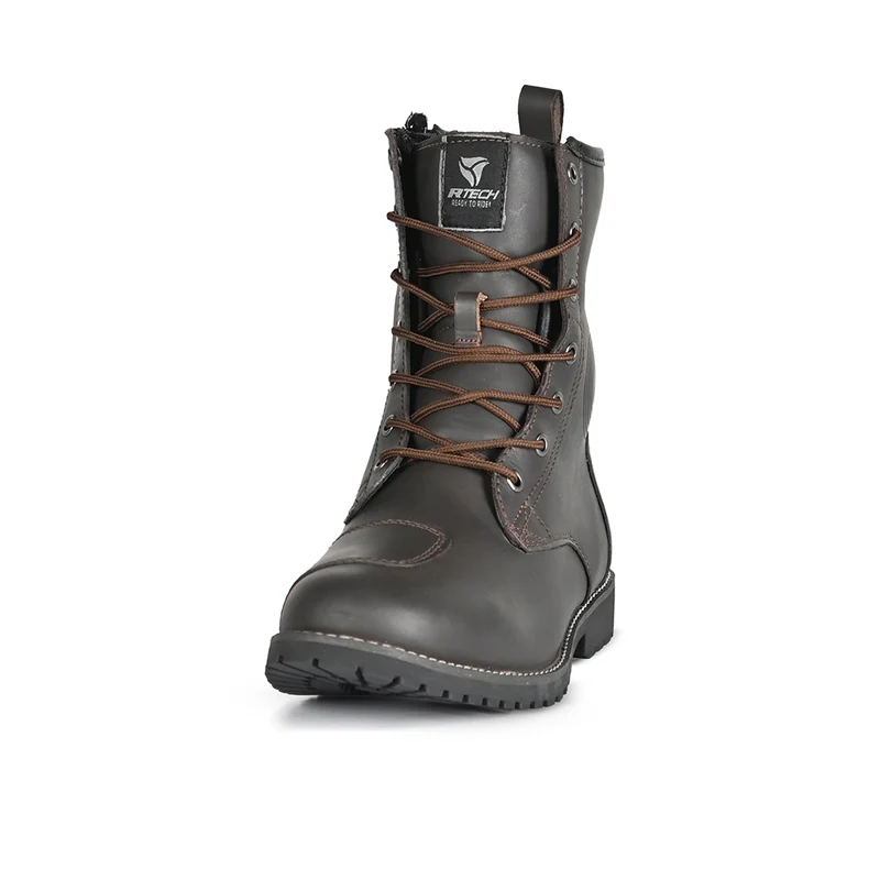 R-TECH ROYAL WP PIEL BOTAS DE MOTO MARRON