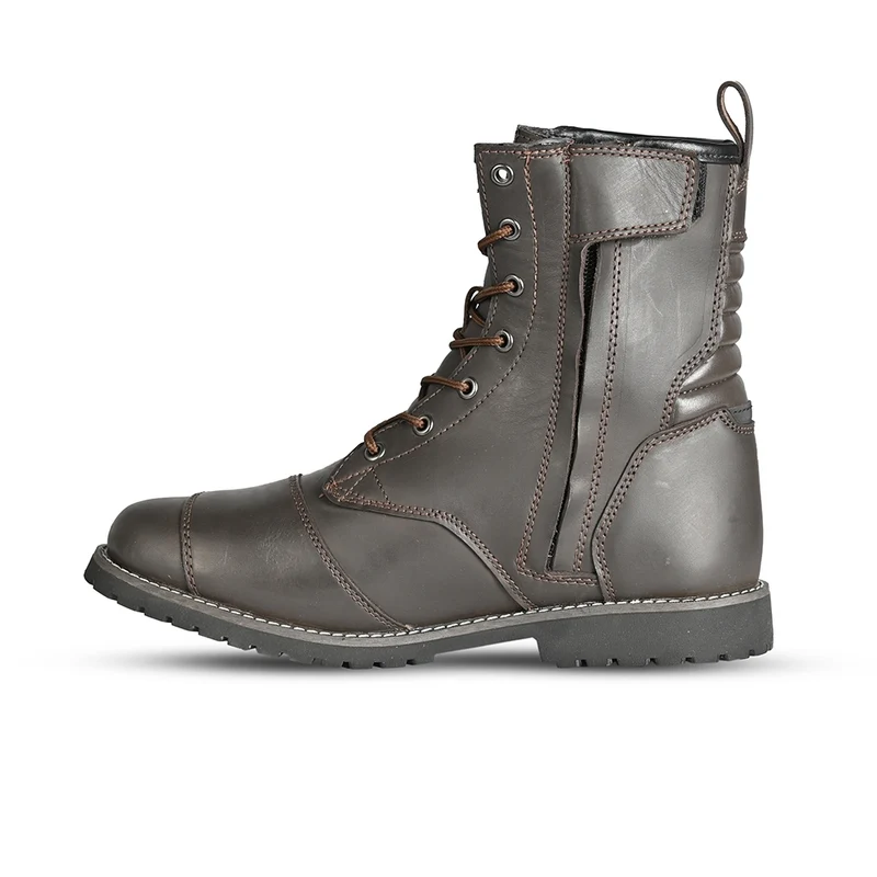 R-TECH ROYAL WP PIEL BOTAS DE MOTO MARRON