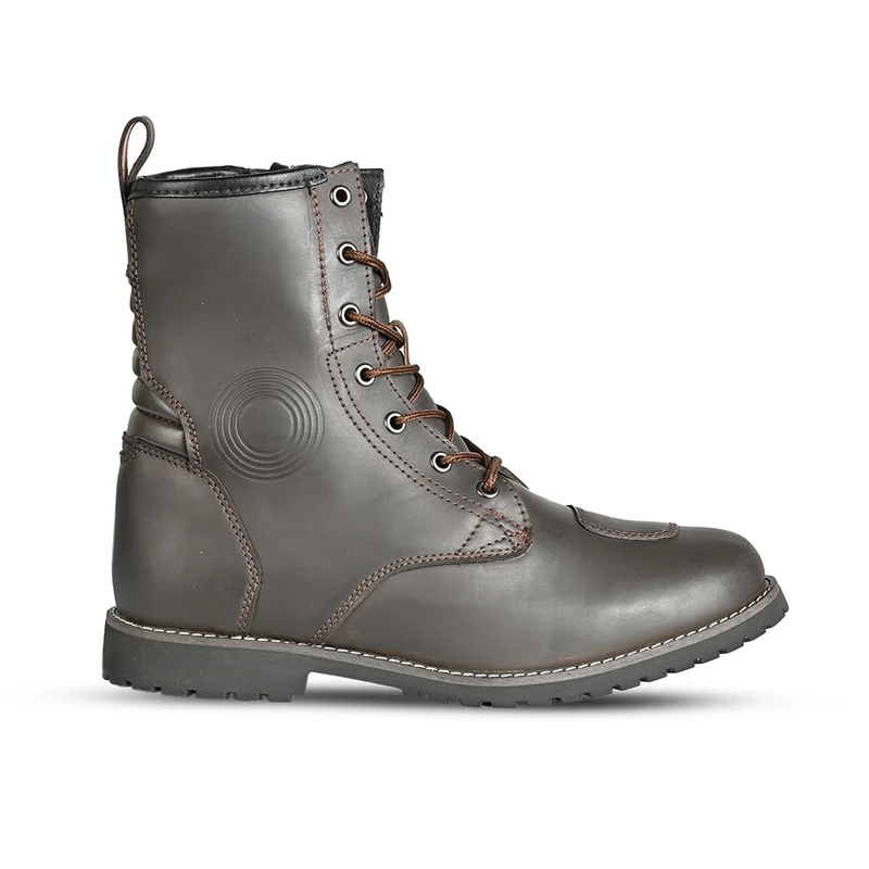 R-TECH ROYAL WP PIEL BOTAS DE MOTO MARRON