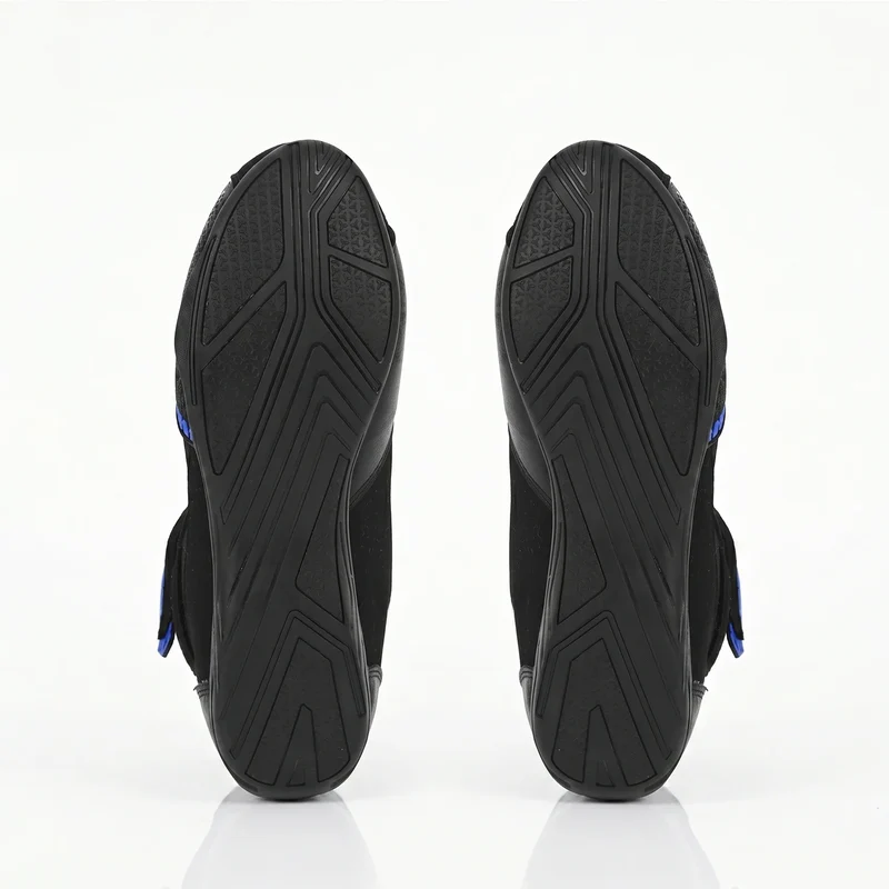 BELA KIVA MAN BOTAS DE MOTO PIEL NEGRO AZUL