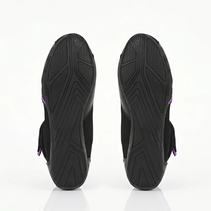 BELA KIVA CUIR URBAN MUJER BOTAS DE MOTO NEGRO PURPURA