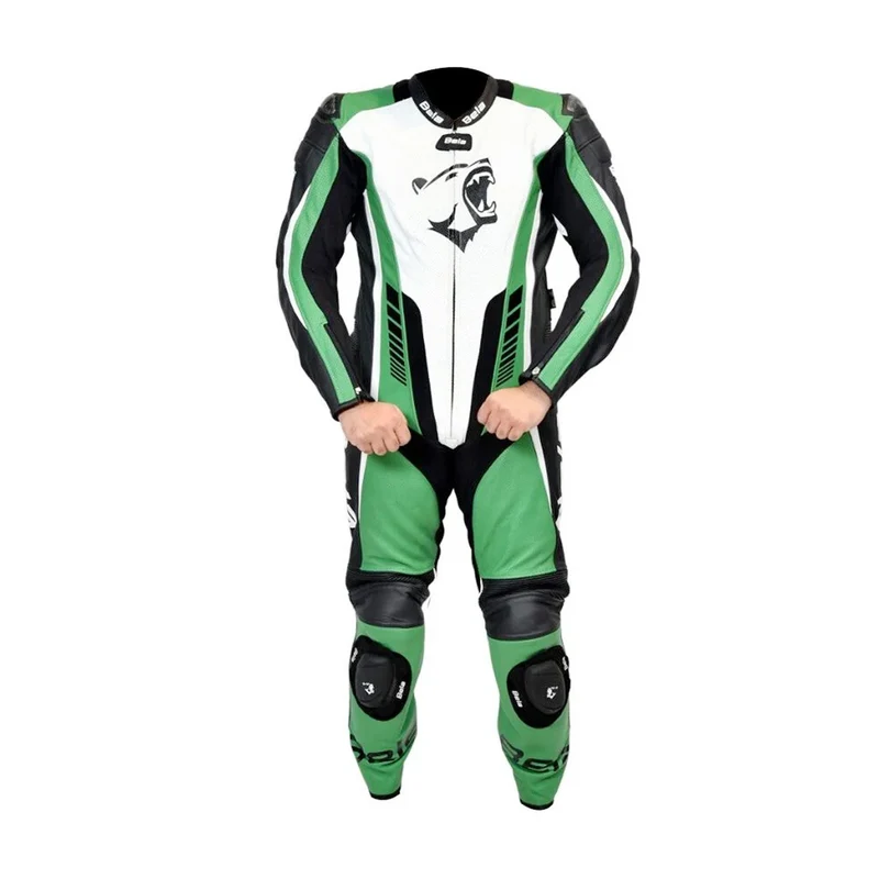 BELA SPEED STAR 1 PC MONO DE MOTO BLANCO NEGRO VERDE