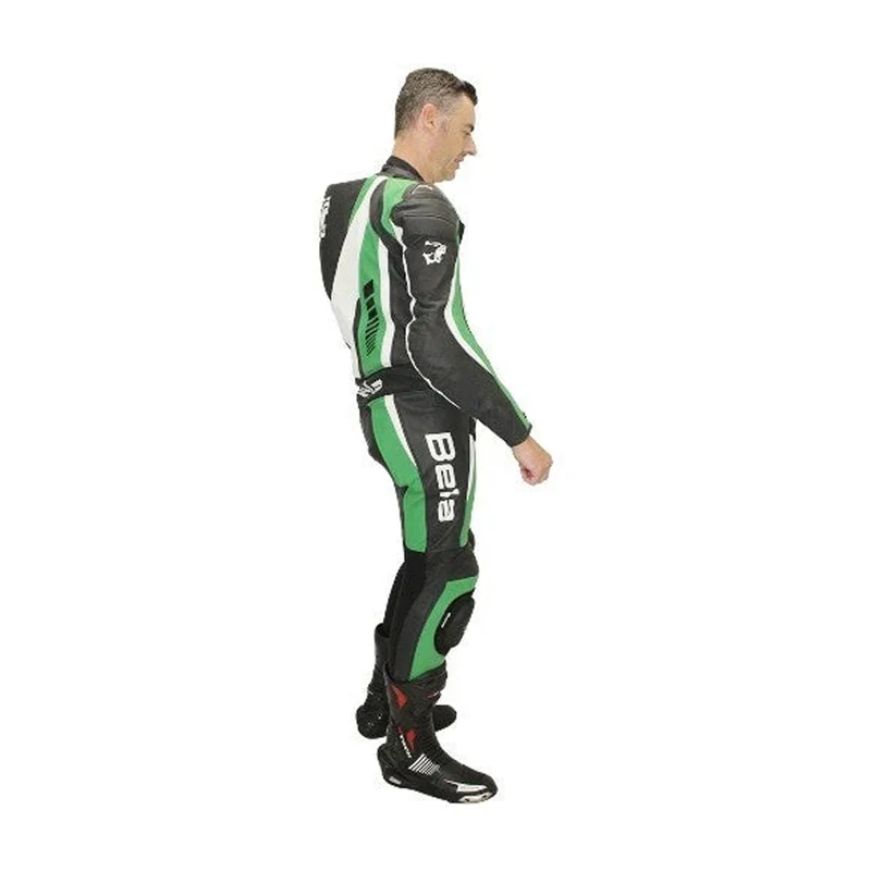 BELA SPEED STAR 1 PC MONO DE MOTO BLANCO NEGRO VERDE