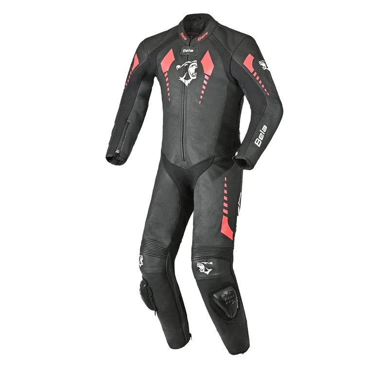 BELA ROLLOVER 1 PC MONO DE MOTO NINOS NEGRO ROJO FLUOR