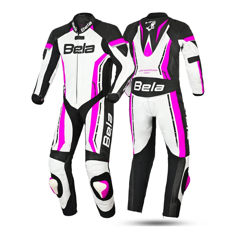 BELA ROCKET MIX KANGAROO 1 PC MONO DE MOTO NINOS BLANCO ROSA