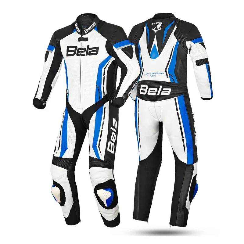 BELA ROCKET MIX KANGAROO 1 PC MONO DE MOTO NINOS NEGRO BLANCO AZUL