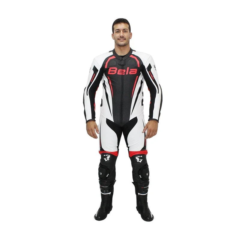 BELA MAVERICK 1 PC MONO DE MOTO BLANCO NEGRO ROJO