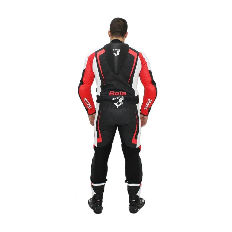 BELA MAVERICK 1 PC MONO DE MOTO BLANCO NEGRO ROJO