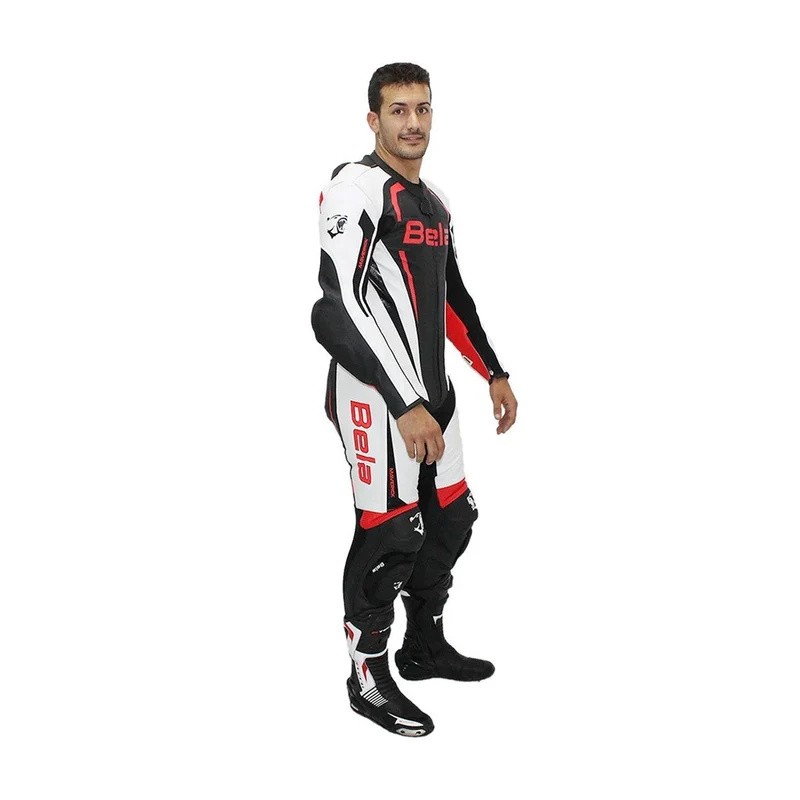 BELA MAVERICK 1 PC MONO DE MOTO BLANCO NEGRO ROJO