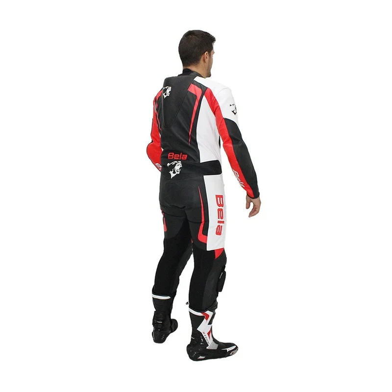 BELA MAVERICK 1 PC MONO DE MOTO BLANCO NEGRO ROJO