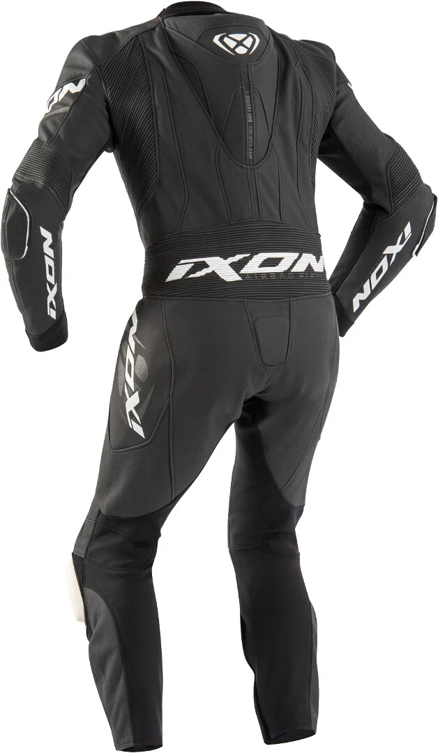 IXON JACKAL 1 PIEZA HOMBRE MOTO CARRERAS TRAJE DE CUERO NEGRO