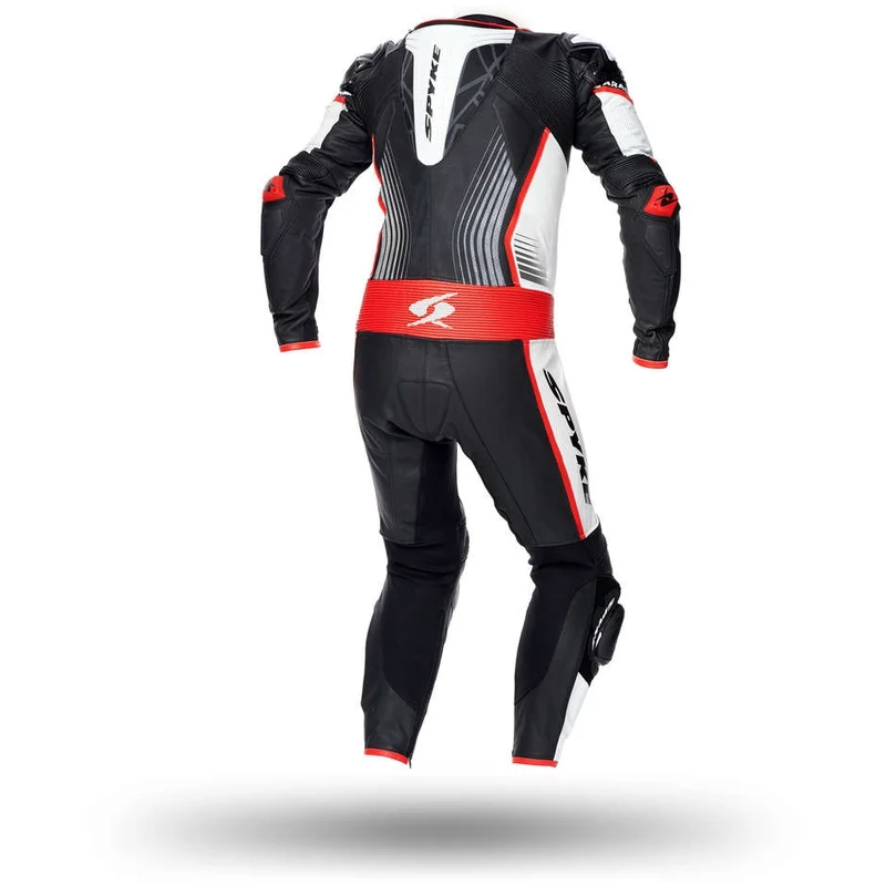 SPYKE ARAGON RACE 1PC SUIT BLACK WHITE RED