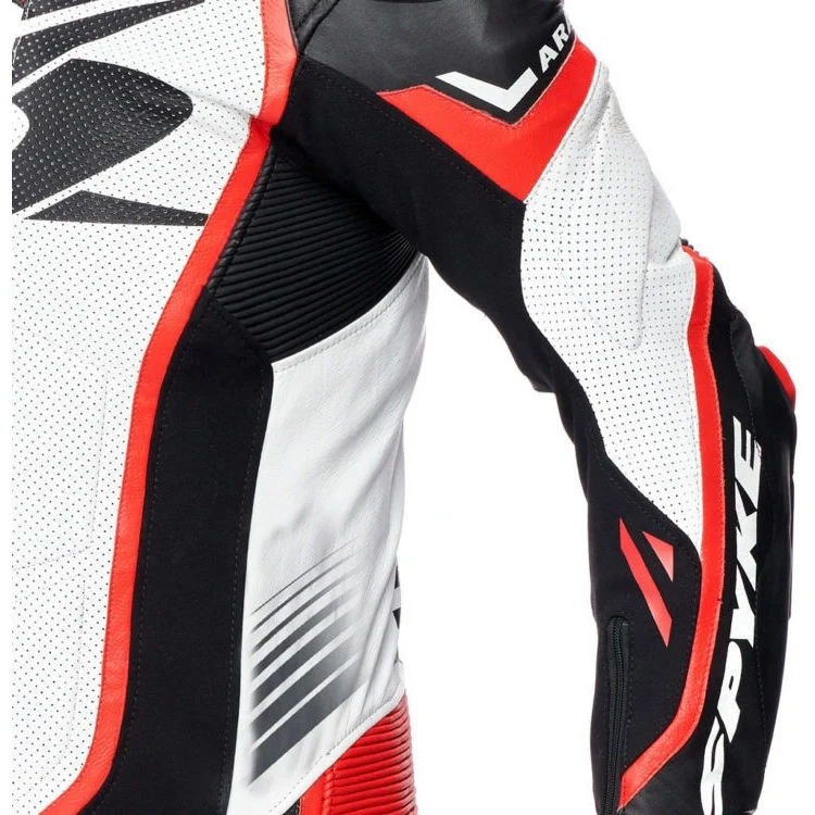 SPYKE ARAGON RACE 1PC SUIT BLACK WHITE RED