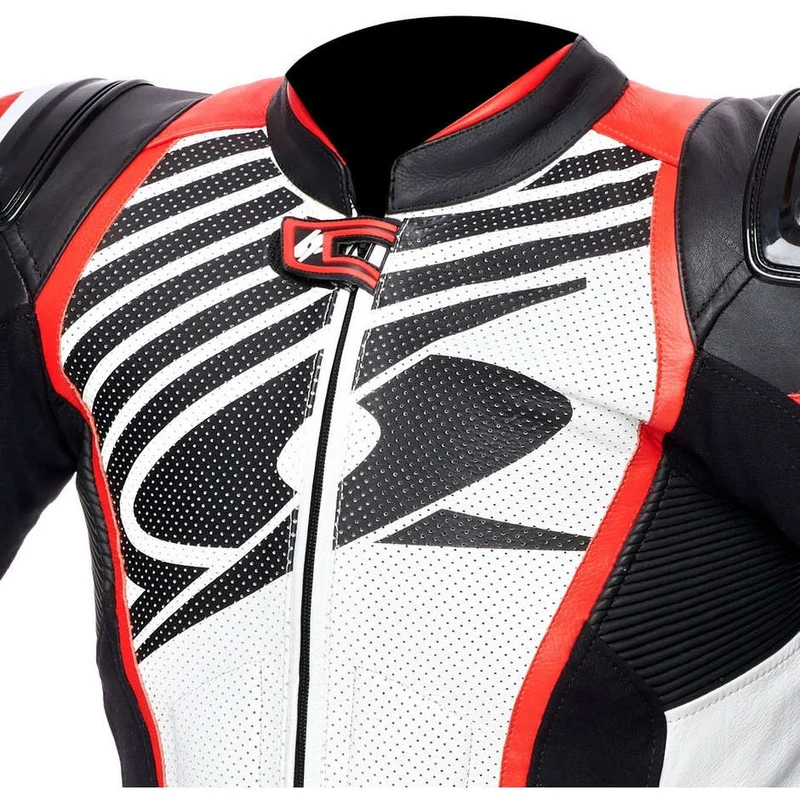SPYKE ARAGON RACE 1PC SUIT BLACK WHITE RED