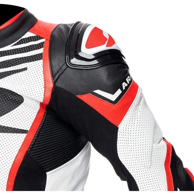 SPYKE ARAGON RACE 1PC SUIT BLACK WHITE RED