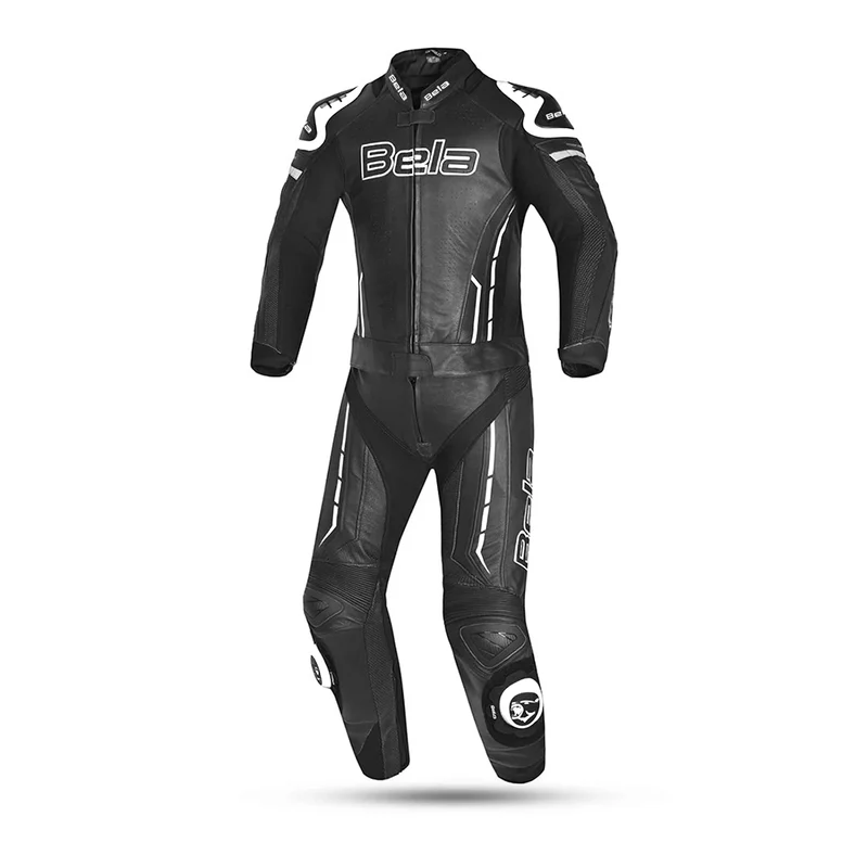 BELA ROCKET MIX KANGROO 2 PC MONO DE MOTO HOMBRE NEGRO BLANCO