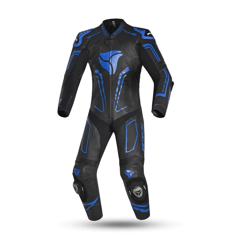 R-TECH RISING STAR MIX KANGAROO 1 PC MONO DE MOTO NEGRO AZUL