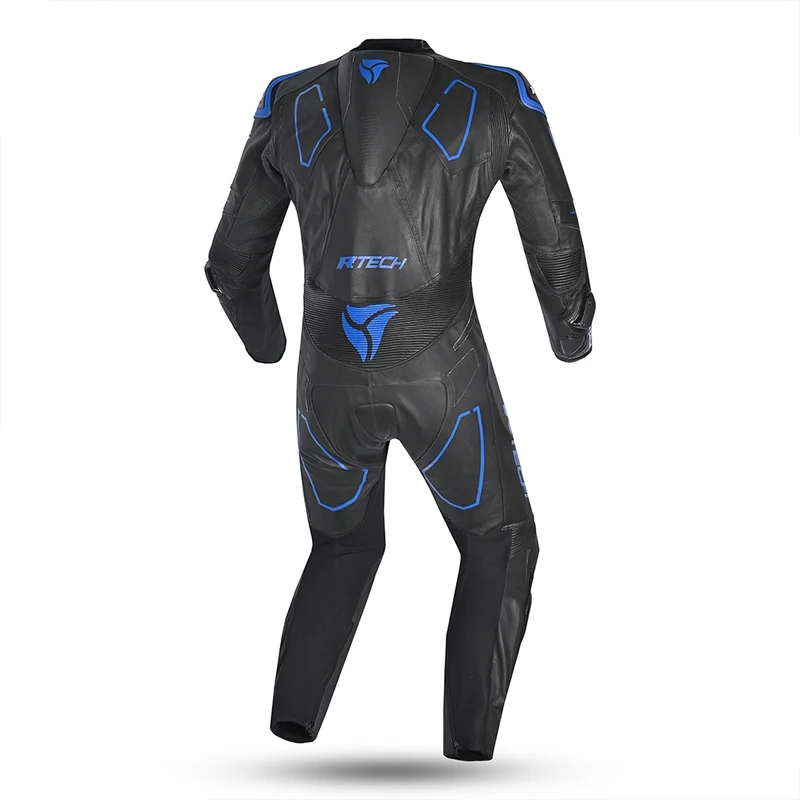 R-TECH RISING STAR MIX KANGAROO 1 PC MONO DE MOTO NEGRO AZUL