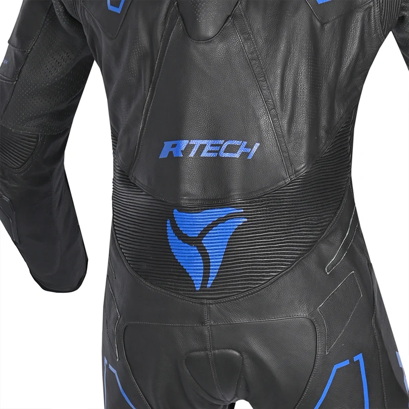 R-TECH RISING STAR MIX KANGAROO 1 PC MONO DE MOTO NEGRO AZUL