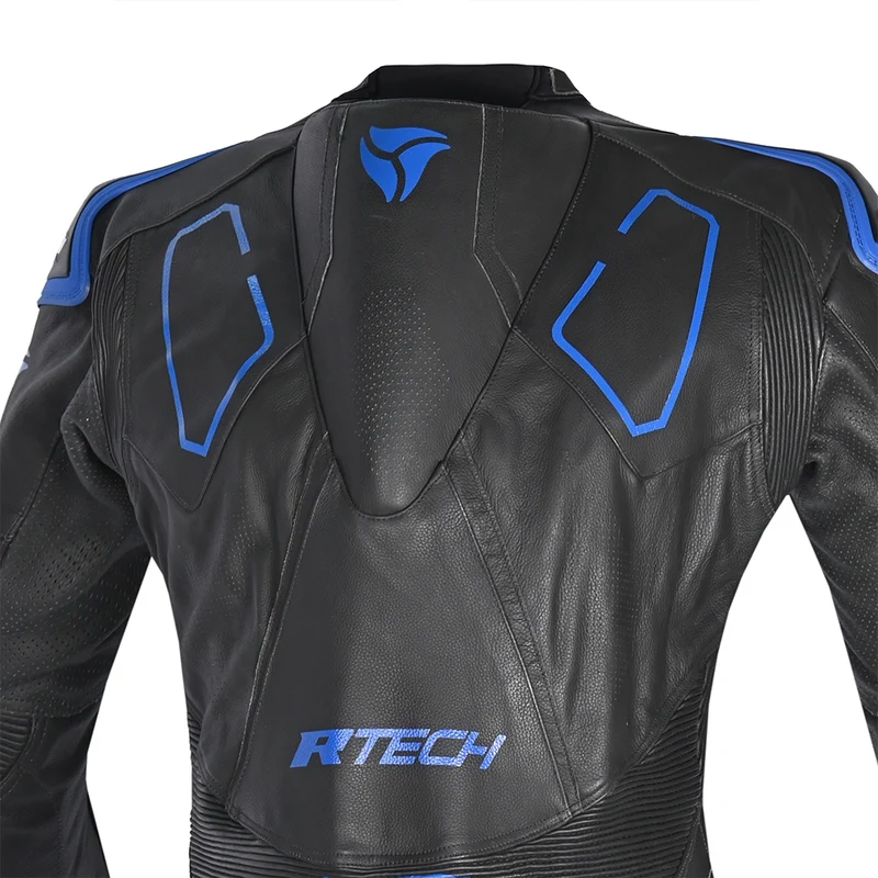 R-TECH RISING STAR MIX KANGAROO 1 PC MONO DE MOTO NEGRO AZUL
